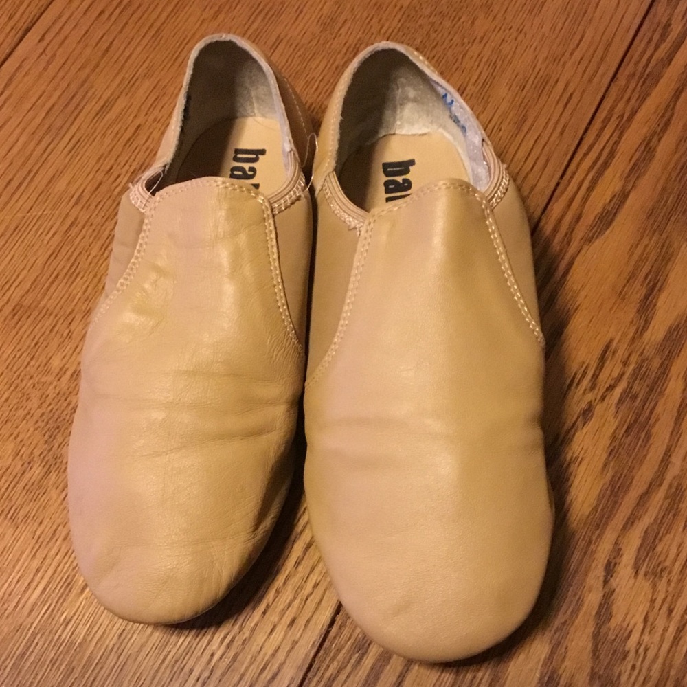 Balera Tan Slip-On Jazz Shoes